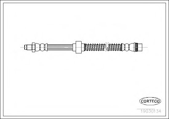 Furtun frana CITROEN XSARA (N1) (1997 - 2005) CORTECO 19030134 piesa NOUA