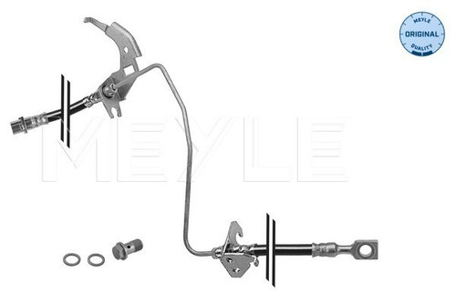 Furtun frana dreapta (6145250011 MEYLE) OPEL,VAUXHALL