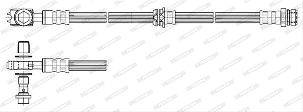 Furtun Frana Ferodo Vw FHY2627