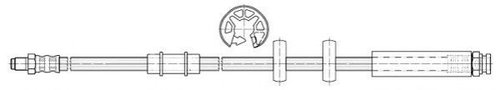 Furtun frana FIAT DUCATO caroserie (244) (2002 - 2016) FERODO FHY2495 piesa NOUA
