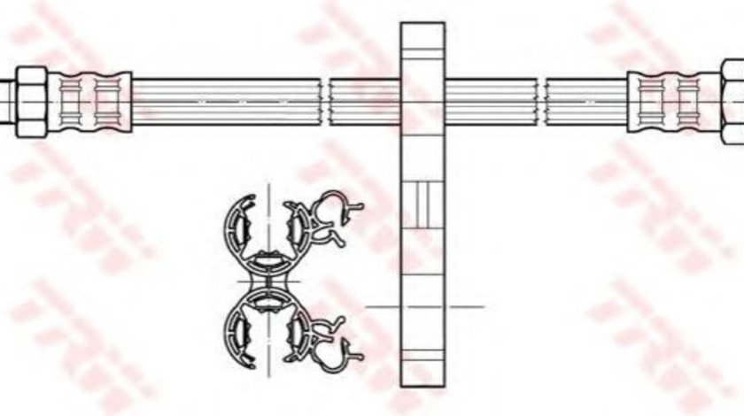 Furtun frana FIAT DUCATO platou / sasiu (230) (1994 - 2002) TRW PHB306 piesa NOUA