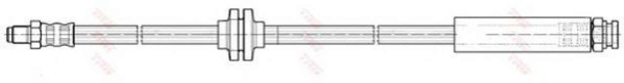 Furtun frana FIAT GRANDE PUNTO (199) (2005 - 2016) TRW PHB499 piesa NOUA