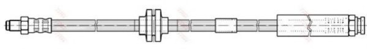 Furtun frana FIAT PUNTO (188) (1999 - 2016) TRW PHB437 piesa NOUA