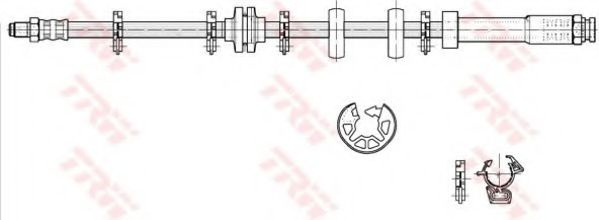 Furtun frana FIAT PUNTO Van (176L) (1996 - 2000) TRW PHB297 piesa NOUA