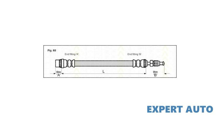 Furtun frana Fiat SCUDO Combinato (220P) 1996-2006 #2 03Q32970