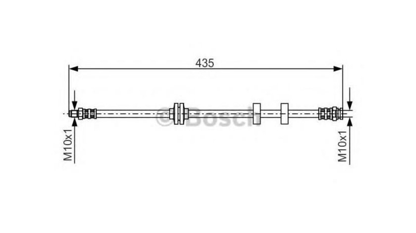 Furtun frana Fiat STILO Multi Wagon (192) 2003-2008 #2 13308523127