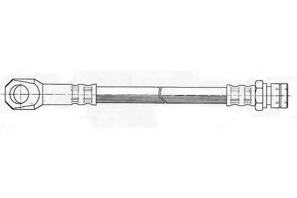 Furtun frana FIAT STRADA I (138A) (1978 - 1987) FERODO FHY2061 piesa NOUA
