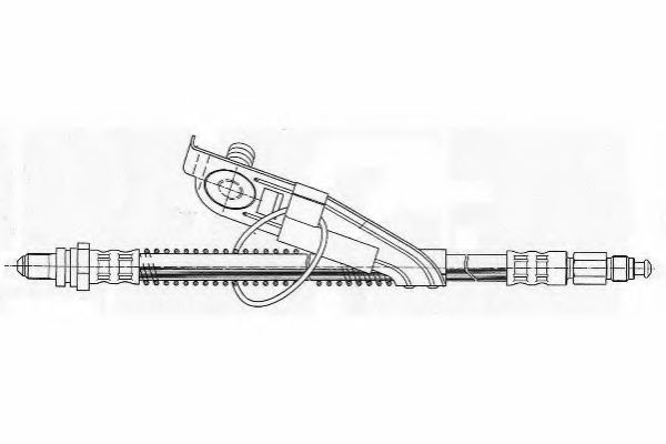 Furtun frana FORD FIESTA IV (JA, JB) (1995 - 2002) FERODO FHY2284 piesa NOUA