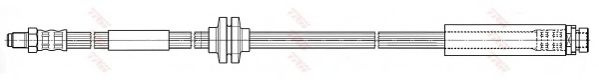 Furtun frana FORD FOCUS C-MAX (2003 - 2007) TRW PHB501 piesa NOUA