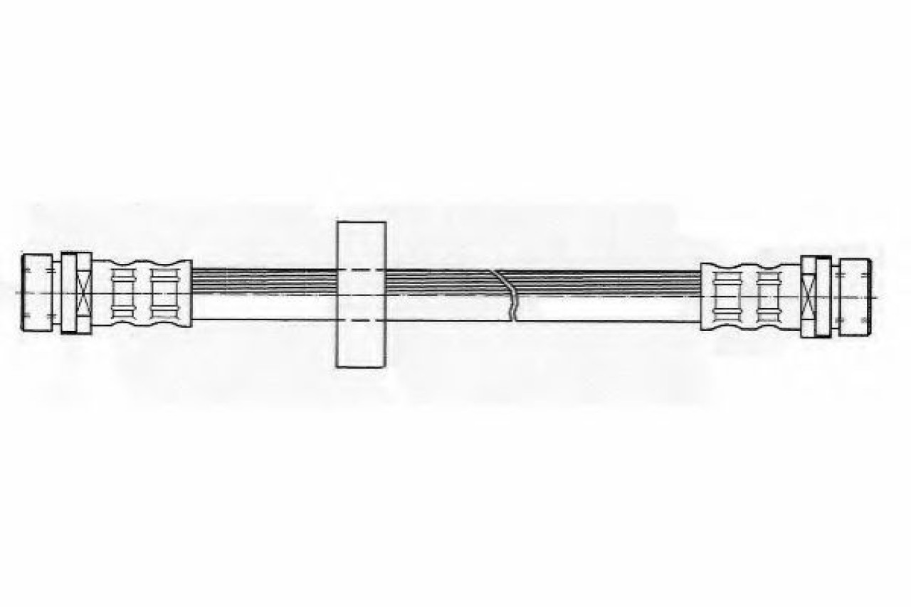 Furtun frana FORD FOCUS (DAW, DBW) (1998 - 2007) FERODO FHY2229 piesa NOUA