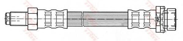 Furtun frana FORD FOCUS (DAW, DBW) (1998 - 2007) TRW PHB429 piesa NOUA