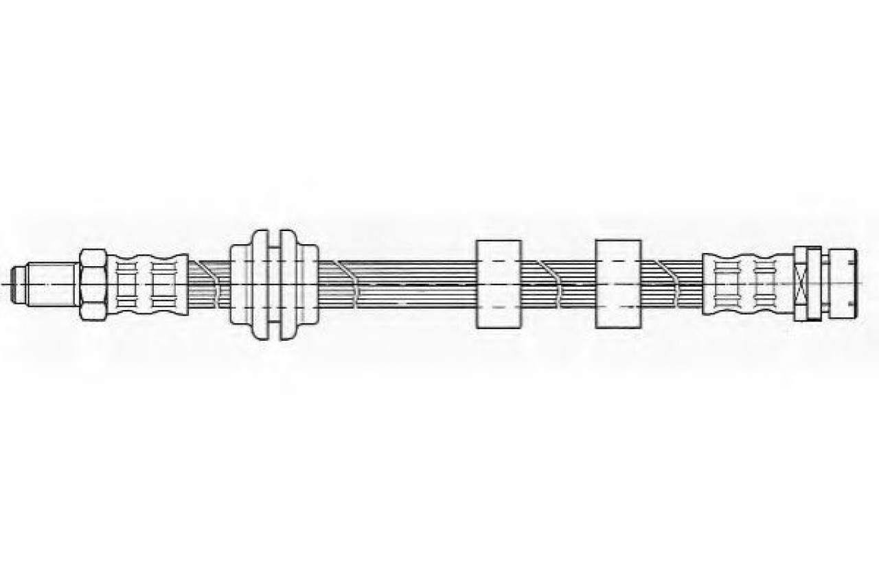 Furtun frana FORD FOCUS Limuzina (DFW) (1999 - 2007) FERODO FHY2117 piesa NOUA