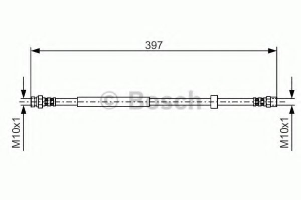 Furtun frana FORD GALAXY (WGR) (1995 - 2006) BOSCH 1 987 476 714 piesa NOUA