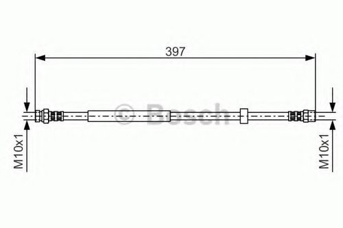 Furtun frana FORD GALAXY (WGR) (1995 - 2006) BOSCH 1 987 476 714 piesa NOUA