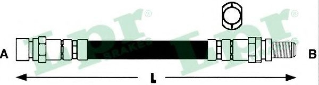 Furtun frana FORD MONDEO II (BAP) (1996 - 2000) LPR 6T46790 piesa NOUA