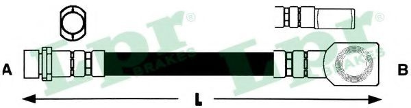 Furtun frana FORD MONDEO II Combi (BNP) (1996 - 2000) LPR 6T46591 piesa NOUA