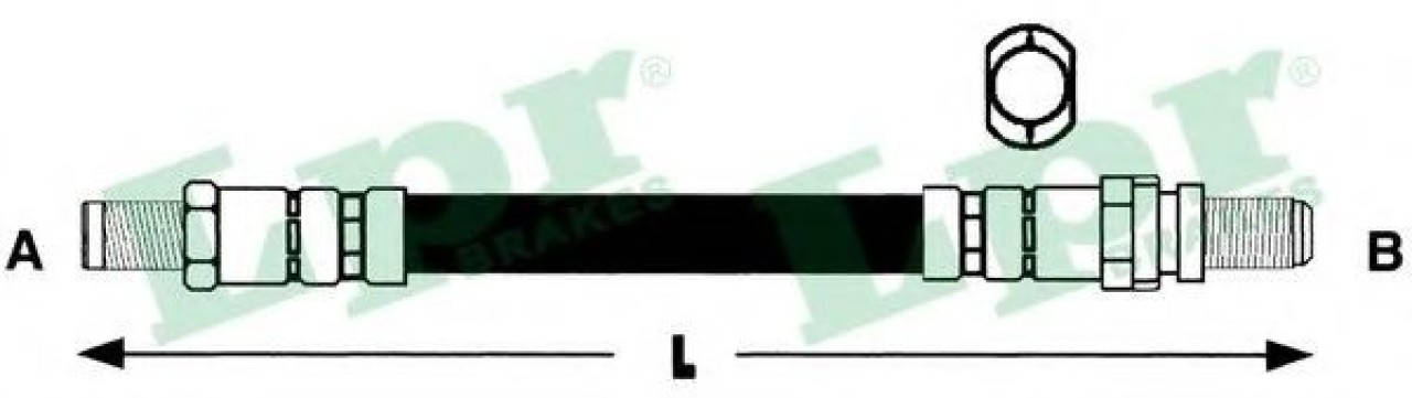 Furtun frana FORD MONDEO II Combi (BNP) (1996 - 2000) LPR 6T46771 piesa NOUA