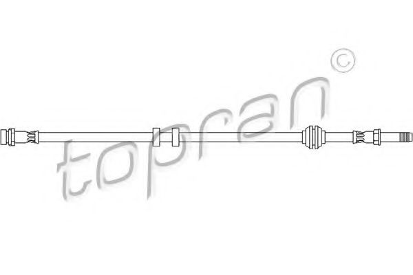 Furtun frana FORD MONDEO II Limuzina (BFP) (1996 - 2000) TOPRAN 300 641 piesa NOUA