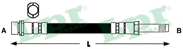 Furtun frana FORD MONDEO II Limuzina (BFP) (1996 - 2000) LPR 6T46592 piesa NOUA