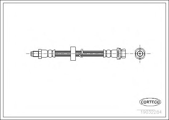 Furtun frana FORD MONDEO III Combi (BWY) (2000 - 2007) CORTECO 19032284 piesa NOUA