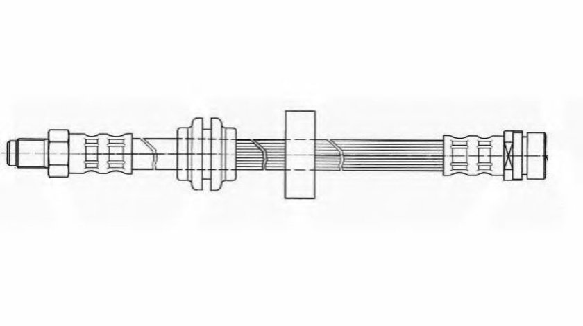 Furtun frana FORD MONDEO III Limuzina (B4Y) (2000 - 2007) FERODO FHY2484 piesa NOUA