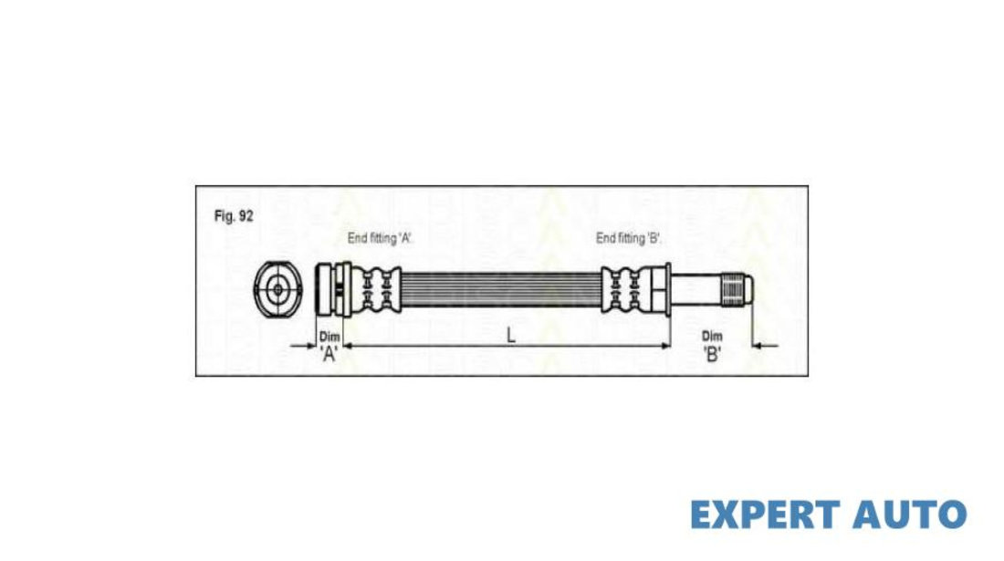 Furtun frana Ford MONDEO Mk II limuzina (BFP) 1996-2000 #2 03Q32942