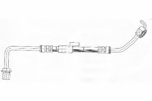 Furtun frana FORD TRANSIT caroserie (E) (1994 - 2000) FERODO FHY2341 piesa NOUA