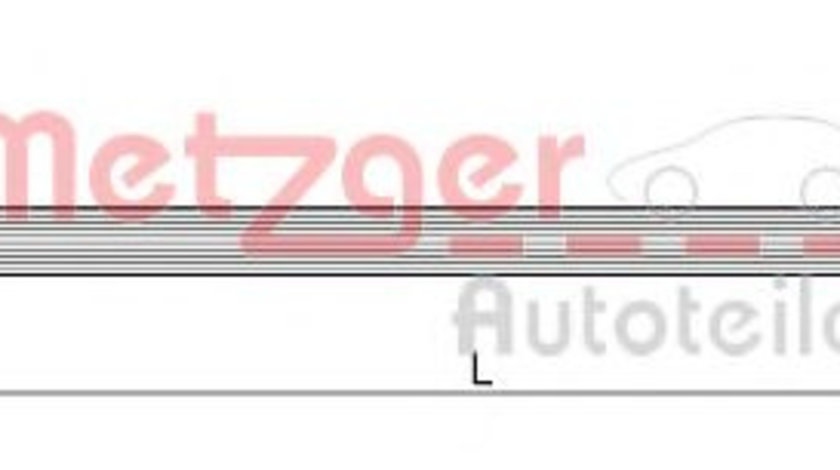 Furtun frana FORD TRANSIT CUSTOM bus (2012 - 2016) METZGER 4111334 piesa NOUA