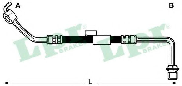 Furtun frana FORD TRANSIT platou / sasiu (E) (1994 - 2000) LPR 6T46217 piesa NOUA