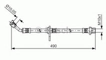 Furtun frana HONDA ACCORD VIII (CU) (2008 - 2016) ...