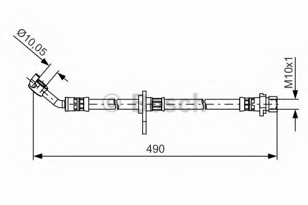 Furtun frana HONDA ACCORD VIII TOURER (2008 - 2016) BOSCH 1 987 481 520 piesa NOUA