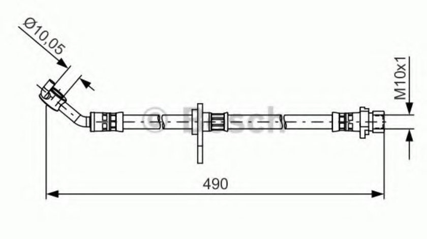 Furtun frana HONDA ACCORD VIII TOURER (2008 - 2016) BOSCH 1 987 481 520 piesa NOUA