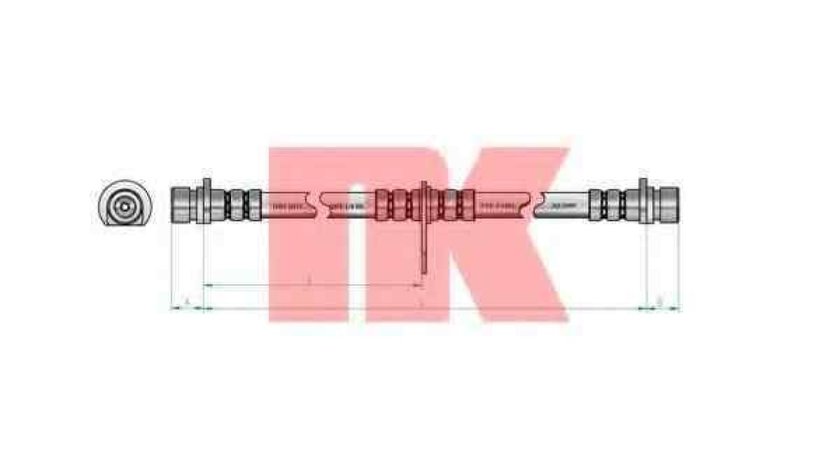 Furtun frana HONDA CIVIC VI Aerodeck (MB, MC) NK 852665