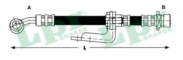 Furtun frana HONDA CR-V I (RD) (1995 - 2002) LPR 6T47322 piesa NOUA