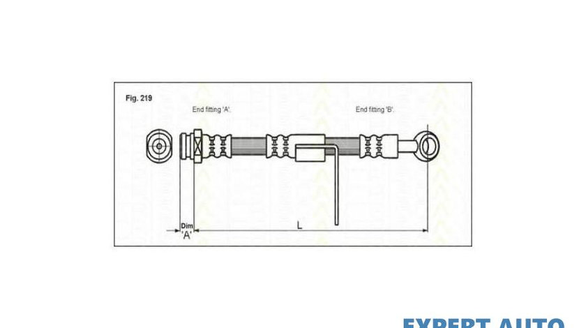 Furtun frana Hyundai ACCENT II limuzina (LC) 1999-2016 #2 19032996