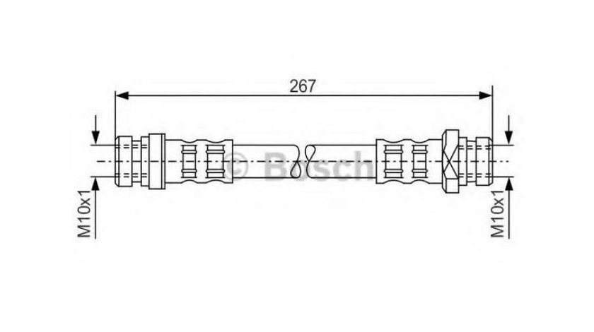 Furtun frana Hyundai COUPE (RD) 1996-2002 #2 1330853414