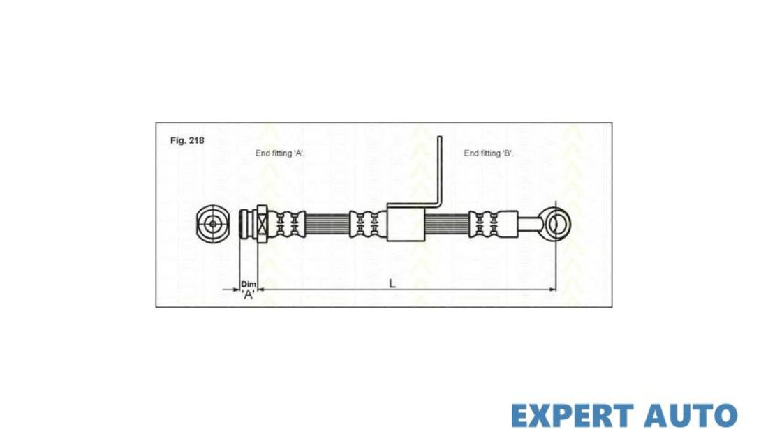 Furtun frana Hyundai ELANTRA limuzina (XD) 2000-2006 #2 03Q59937