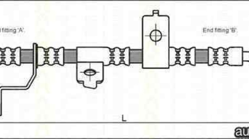 Furtun frana KIA MAGENTIS (GD) TRISCAN 8150 43117