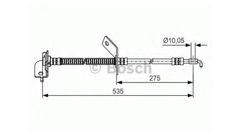 Furtun frana Kia PRO CEE D (ED) 2008-2013 #2 172992B