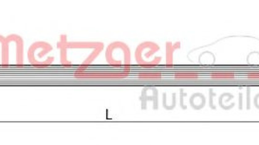 Furtun frana KIA SPORTAGE (SL) (2009 - 2016) METZGER 4111440 piesa NOUA