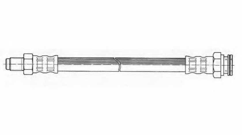 Furtun frana LANCIA LYBRA (839AX) (1999 - 2005) FERODO FHY2272 piesa NOUA