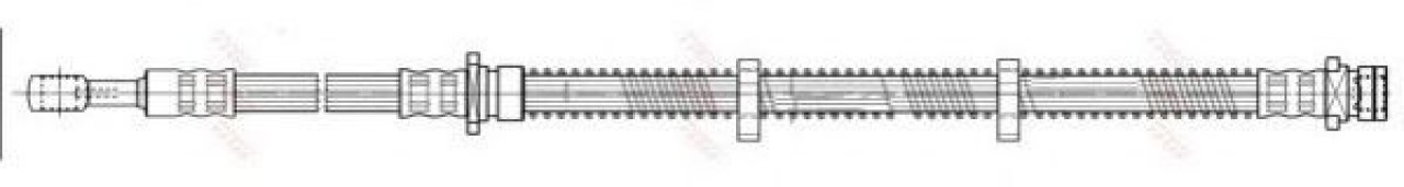 Furtun frana LAND ROVER FREELANDER (LN) (1998 - 2006) TRW PHD345 piesa NOUA