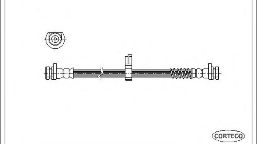 Furtun frana LAND ROVER FREELANDER (LN) (1998 - 2006) CORTECO 19032280 piesa NOUA