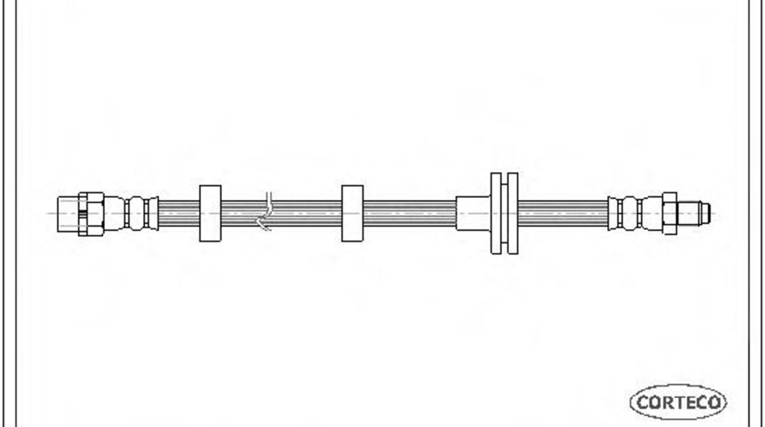 Furtun frana LAND ROVER RANGE ROVER III (LM) (2002 - 2012) CORTECO 19033562 piesa NOUA