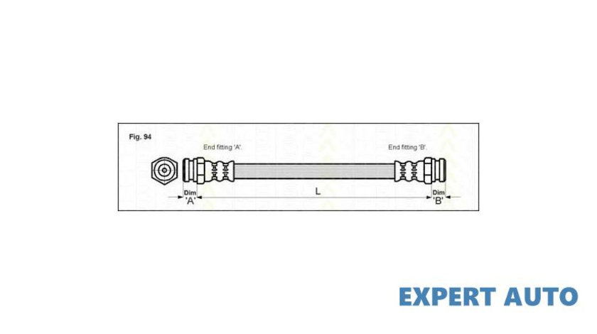 Furtun frana Mazda 323 F Mk V (BA) 1994-1998 #2 03Q27024