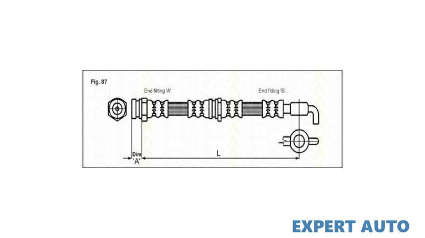 Furtun frana Mazda MX-6 (GD) 1987-1997 #2 03Q50970