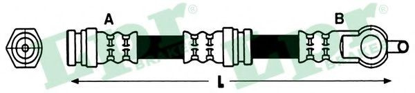 Furtun frana MAZDA PREMACY (CP) (1999 - 2005) LPR 6T47919 piesa NOUA