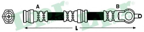 Furtun frana MAZDA PREMACY (CP) (1999 - 2005) LPR 6T47919 piesa NOUA