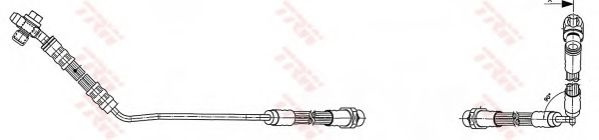 Furtun frana MAZDA TRIBUTE (EP) (2000 - 2008) TRW PHD490 piesa NOUA