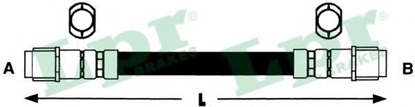 Furtun frana MERCEDES A-CLASS (W168) (1997 - 2004) LPR 6T46743 piesa NOUA